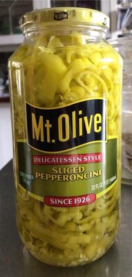 Delicatessen Style Sliced Pepperoncini, Delicatessen Style