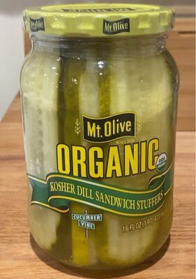 Organic Kosher Dill Sandwich Stuffers, Kosher Dill