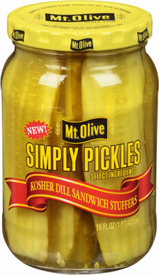Kosher Dill Sandwich Stuffers Simply Pickles, Kosher Dill
