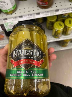Deli Style Kosher Dill Spears, Deli Style Kosher Dill