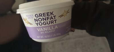 Vanilla Greek Nonfat Yogurt, Vanilla