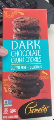 Dark Chocolate Chunk Cookies, Dark Chocolate Chunk