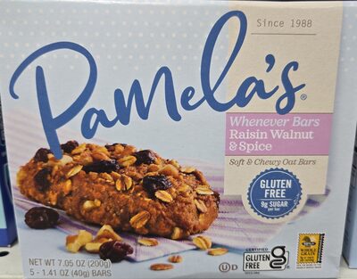 Raisin Walnut & Spice Whenever Bars, Raisin Walnut & Spice