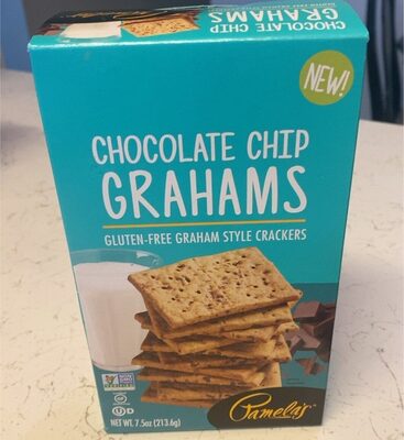 Chocolate Chip Gluten Free Graham Style Crackers, Chocolate Chip