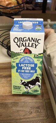 Lactose Free Fat Free Milk