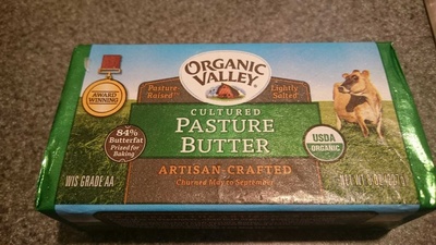 Lightly Salted Cultured Pasture Butter, Lightly Salted