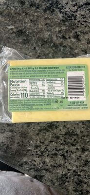 Raw Cheddar Organic Cheese, Raw Cheddar
