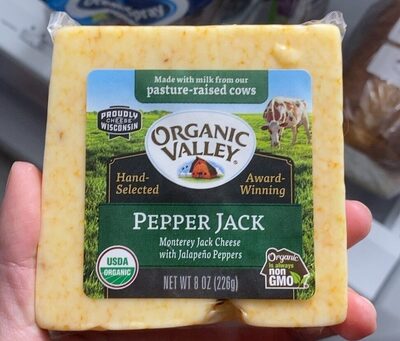 Pepper Jack Monterey Jack Cheese With Jalapeno Peppers, Pepper Jack