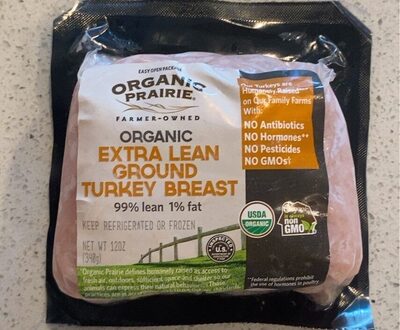 99% Lean 1% Fat Extra Lean Ground Turkey Breast