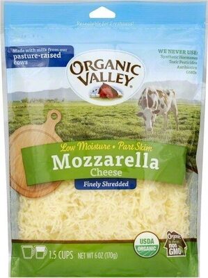 Mozzarella Finely Shredded Low Moisture Part Skim Cheese, Mozzarella