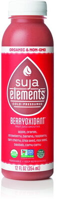 Suja, Elements, Cold-Pressured Fruit Juice Smoothie, Berryoxidant, Berryoxidant