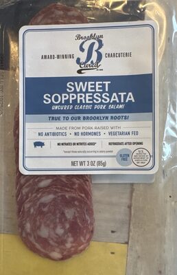 Sweet Soppressata Uncured Classic Pork Salame, Sweet Soppressata