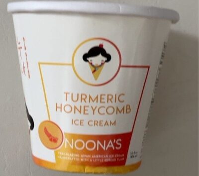 Turmeric Honeycomb Ice Cream, Turmeric Honeycomb