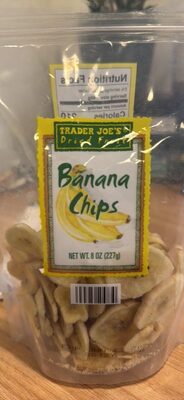 Trader Joe's, Dried Fruit Banana Chips, Banana, Banana