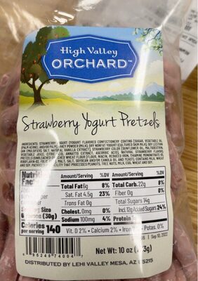 Strawberry Yogurt Pretzels, Strawberry