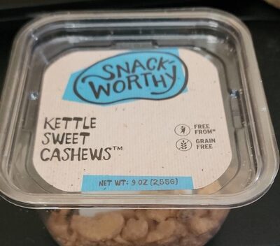 Kettle Sweet Cashews, Kettle Sweet