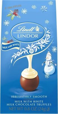 Milk With White Milk Chocolate Truffles, Milk With White Milk Chocolate