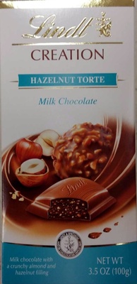Lindt, Milk Chocolate, Hazelnut Torte, Hazelnut Torte