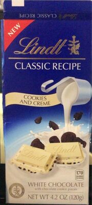 Classic Recipe Cookies And Creme White Chocolate With Chocolate Cookie Pieces, Classic Recipe Cookies And Creme With Chocolate Cookie Pieces