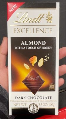 Almond With A Touch Of Honey Dark Chocolate, Almond With A Touch Of Honey