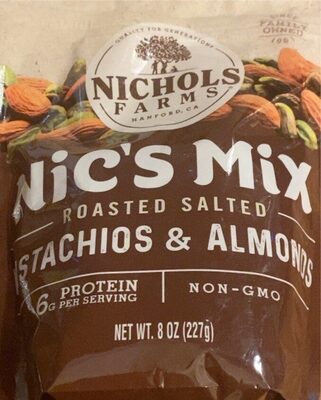 Nic's Mix Nuts Pistachios & Almonds