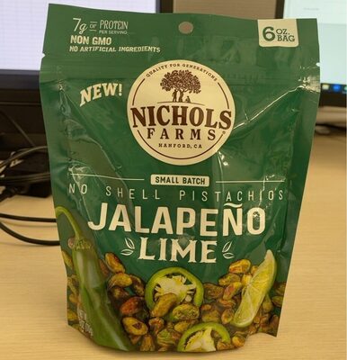 Jalapeno Lime No Shell Pistachios, Jalapeno Lime
