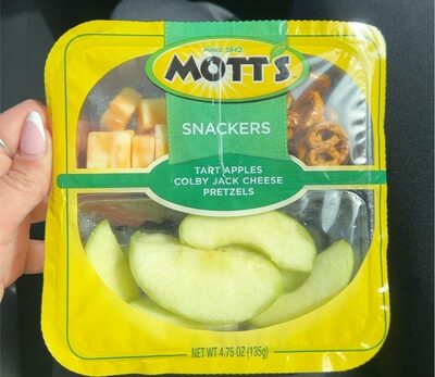 Tart Apples Colby Jack Cheese Pretzels Snackers, Colby Jack