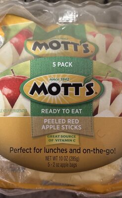 Ready To Eat Peeled Red Apple Sticks