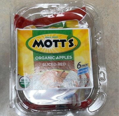 Organic Sliced Red Apples