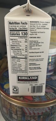 Lactose Free 2% Reduced Fat Milk