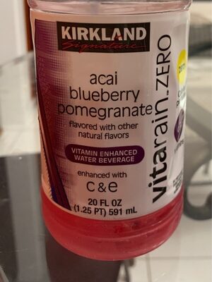 Vitamin Enhanced Water Beverage, Acai, Blueberry, Pomegranate
