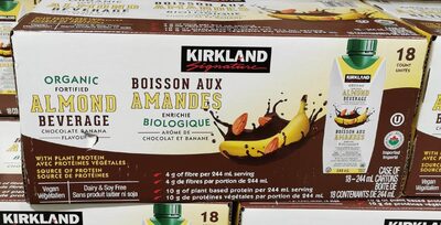 Chocolate Banana Almond Non-Dairy Beverage, Chocolate Banana Almond