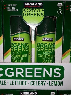 Organic Greens 100% Juice