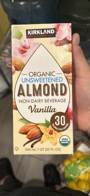 Vanilla Unsweetened Almond Non-Dairy Beverage, Vanilla, Unsweetened