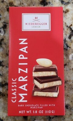 Classic Marzipan Dark Chocolate Filled With Marzipan, Classic Marzipan