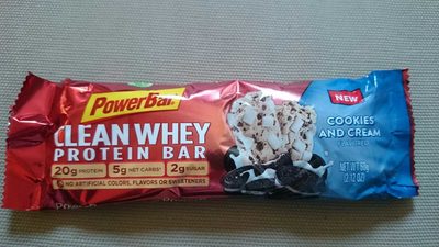Clean Whey Protein Bar, Cookies And Cream