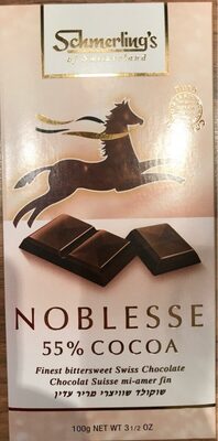 Noblesse 55% C Finest Bittersweet Swiss Chocolate