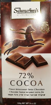 72% Cocoa Finest Bittersweet Swiss Chocolate