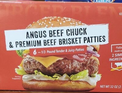 Angus Beef Chuck & Premium Beef Brisket Patties, Angus Beef Chuck & Premium Beef Brisket