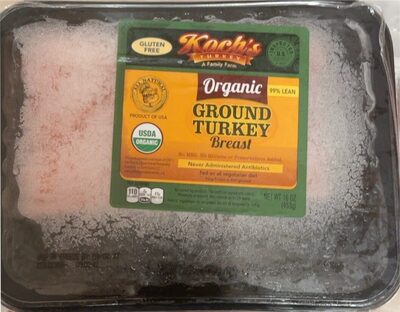 Turkey Organic Ground Breast, Turkey