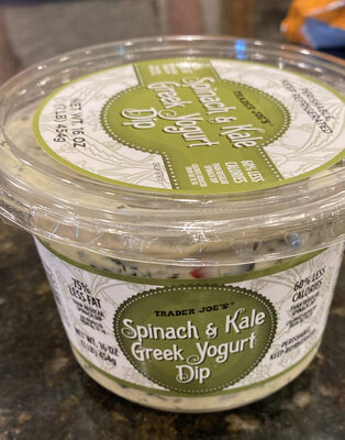 Trader Joe's, Greek Yogurt Dip, Spinach & Kale, Spinach & Kale