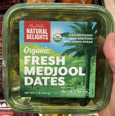 Medjool Organic Whole Fresh Dates, Medjool