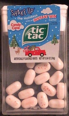Fresh Breath Mints Naughty Or Nice Candy Cane Hard Candy Mints