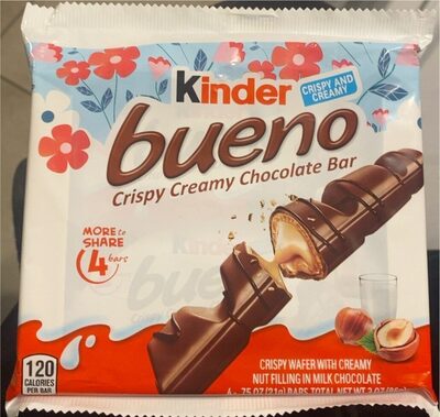 Crispy Creamy Chocolate Wafer With Creamy Nut Filling In Milk Chocolate Bars, Crispy Creamy Chocolate