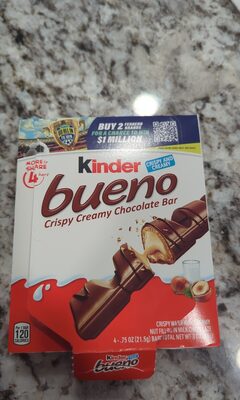 Bueno Crispy Creamy Chocolate Bar, Bueno
