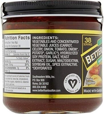 Premium Seasoned Vegetable Base