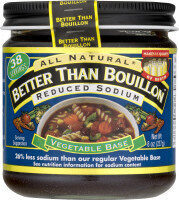 Vegetable Base, 26% Less Sodium Than Our Regular Vegetable Base