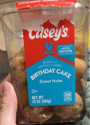 Birthday Cake Flavored Donut Holes, Birthday Cake