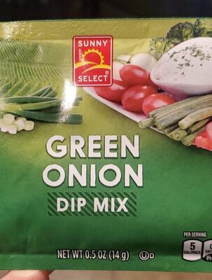 Green Onion Dip Mix, Green Onion
