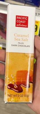 Caramel Sea Salt Filled Dark Chocolate, Caramel Sea Salt